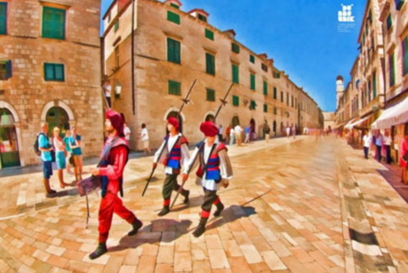 Gradska straža - Najomiljeniji fotografski motiv ljetnog Dubrovnika