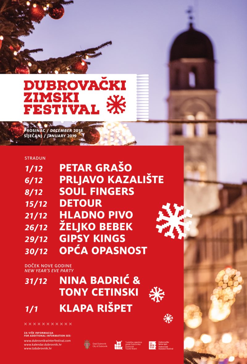 Promocija Dubrovačkog zimskog festivala i Dočeka Nove godine uz kolendu