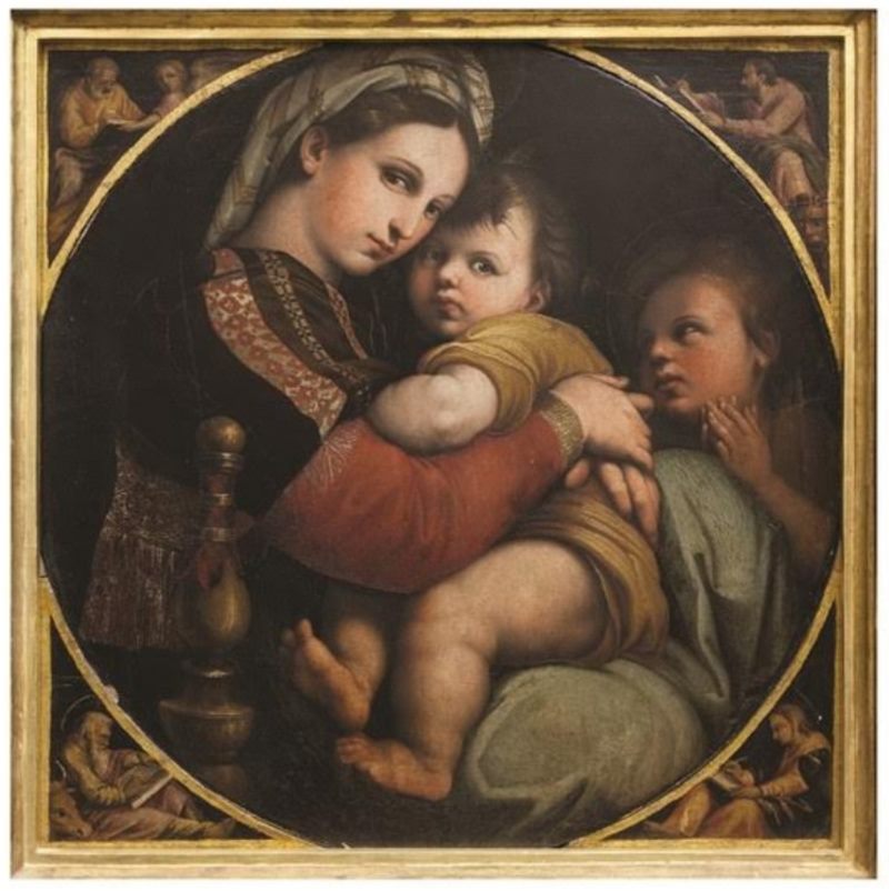 Virtualno predavanje o slici Madona della Sedia iz Biskupske pinakoteke