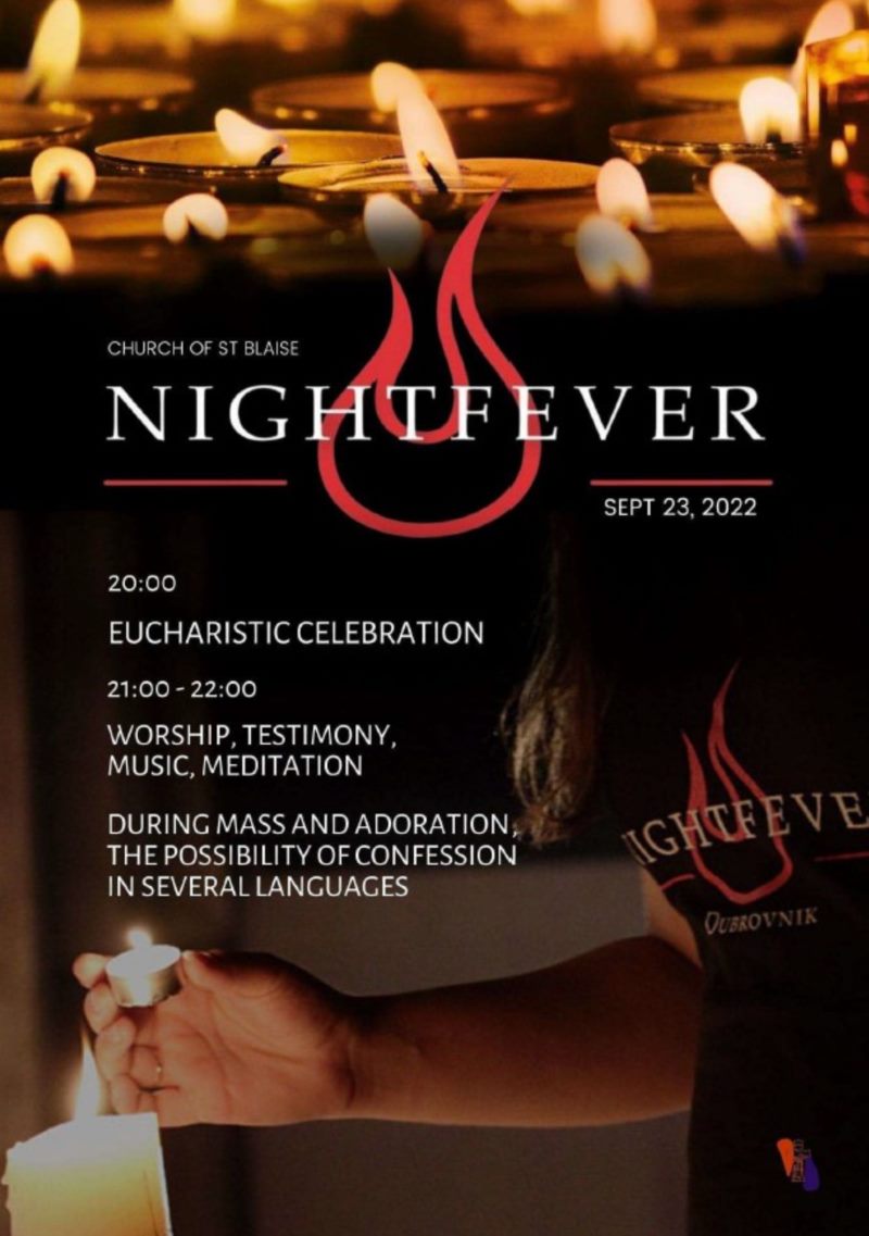 Nightfever’ u crkvi sv. Vlaha