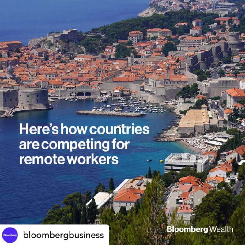 Dubrovnik u članku Bloomberga o svjetskim državama koje se ističu na tržištu digitalnim nomada