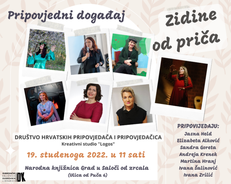 Društvo hrvatskih pripovjedača i pripovjedačica organizira pripovjedni događaj 