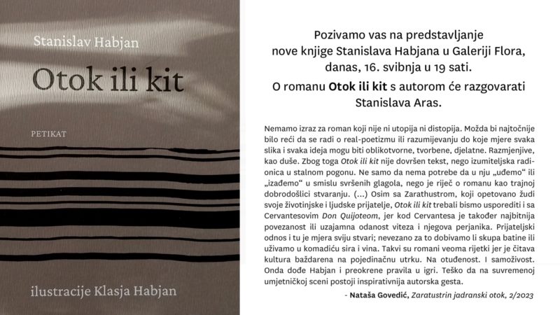 Predstavljanje knjige Stanislava Habjana Otok ili kit