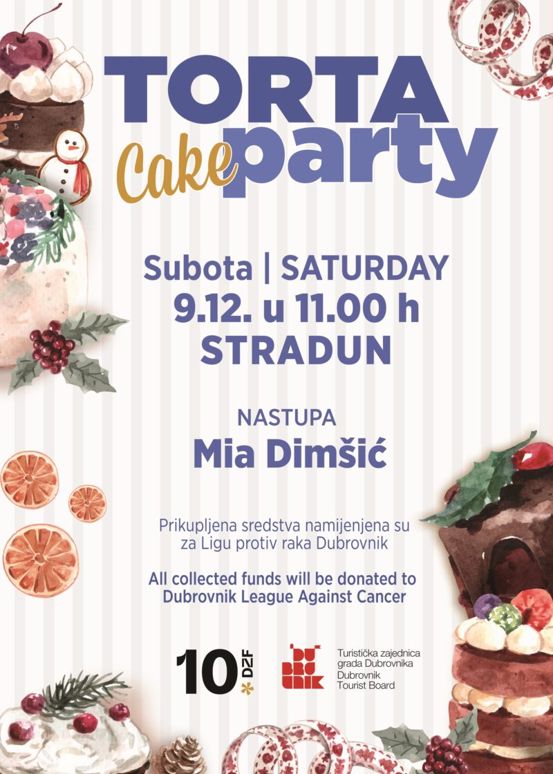 Tradicionalni humanitarni „Torta Party“ na Stradunu