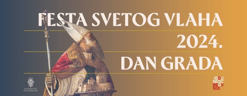 Program Feste sv. Vlaha i Dana Grada 2024.