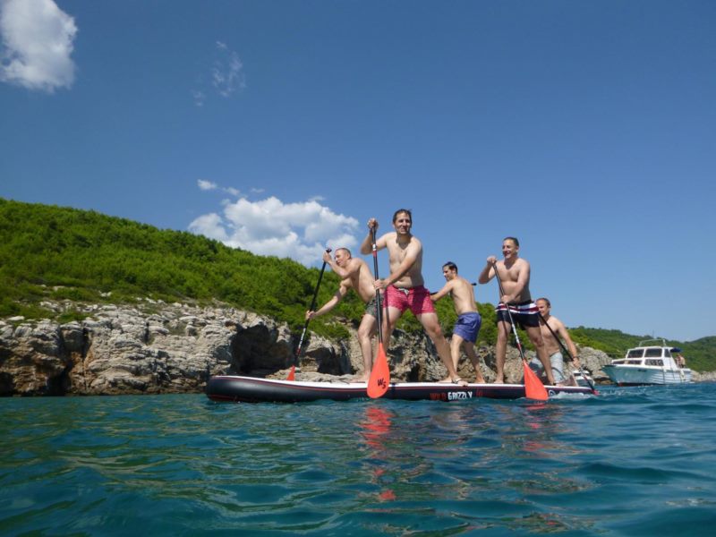 Giant SUP Race - Dynamic and Fun Activity on the Beautiful Beaches of Dubrovnik