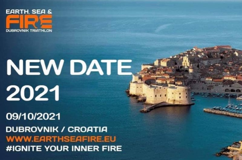 New date – Earth, Sea &amp; Fire Triathlon Dubrovnik 2021