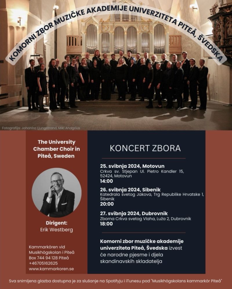 The University Chamber Choir in Pitea, Sweden