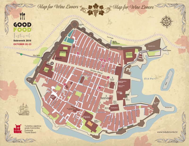 Map for the Wine Lovers