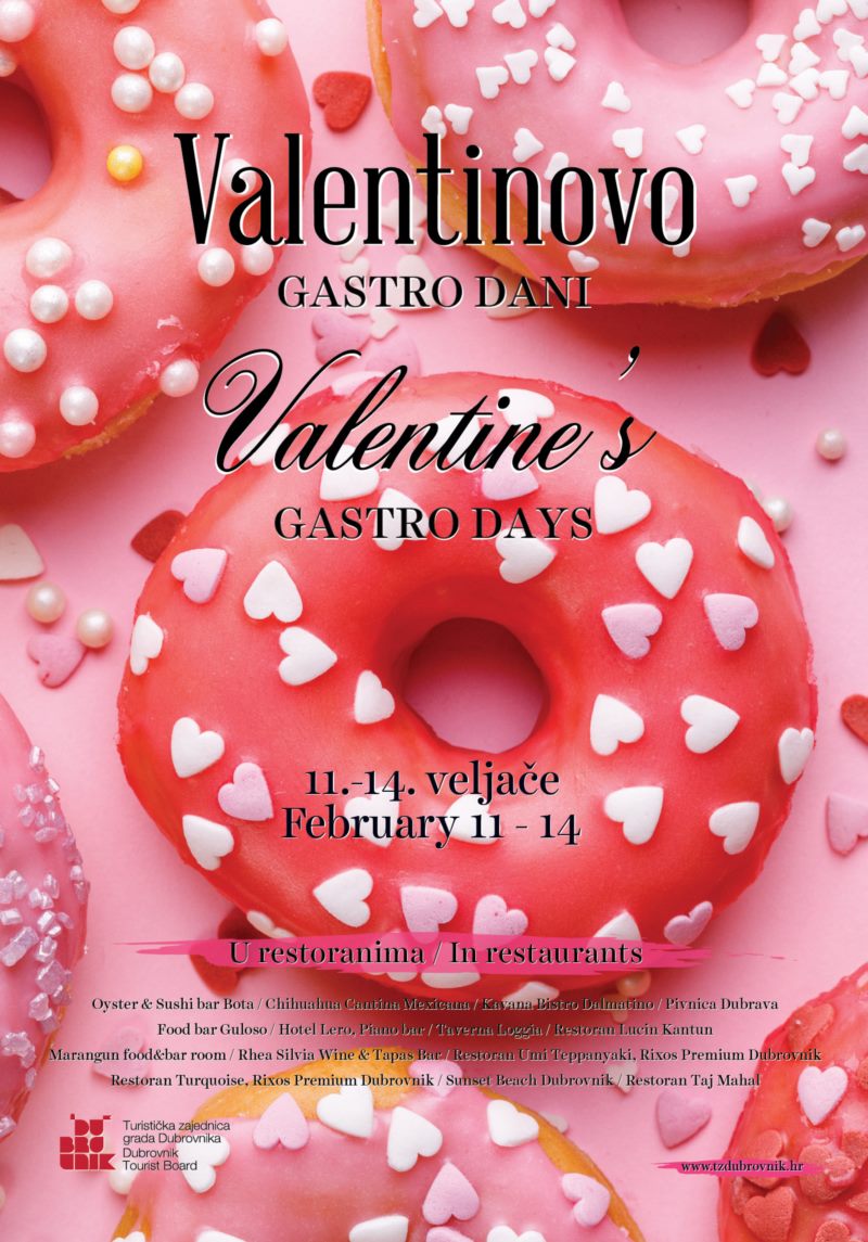 Romantic Valentine's Day with top quality offers from Dubrovnik restaurants