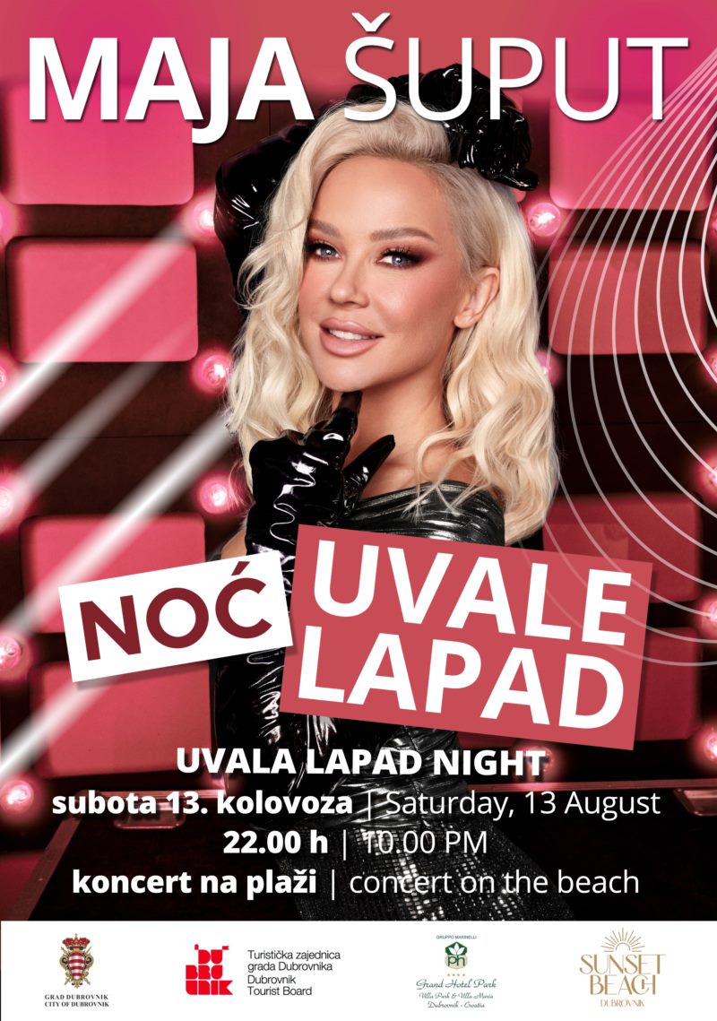 Uvala Lapad night