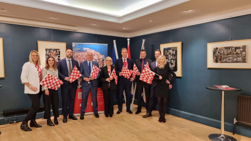 Tourist triumph of Dubrovnik and Croatia at the traditional Christmas gathering in London