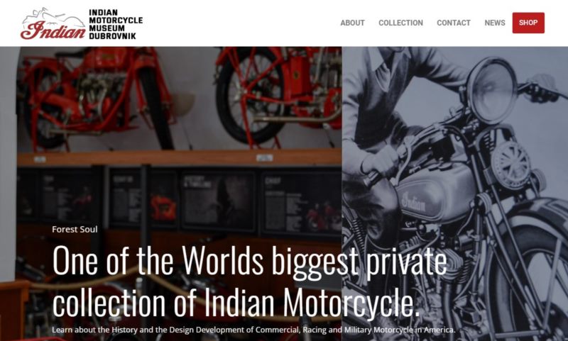 The Dubrovnik Indian Motorcycle Museum