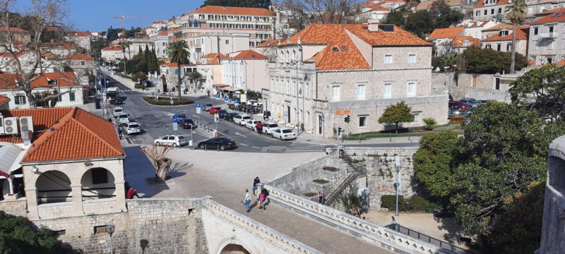 A special traffic regulation zone around Dubrovnik's historic Old City