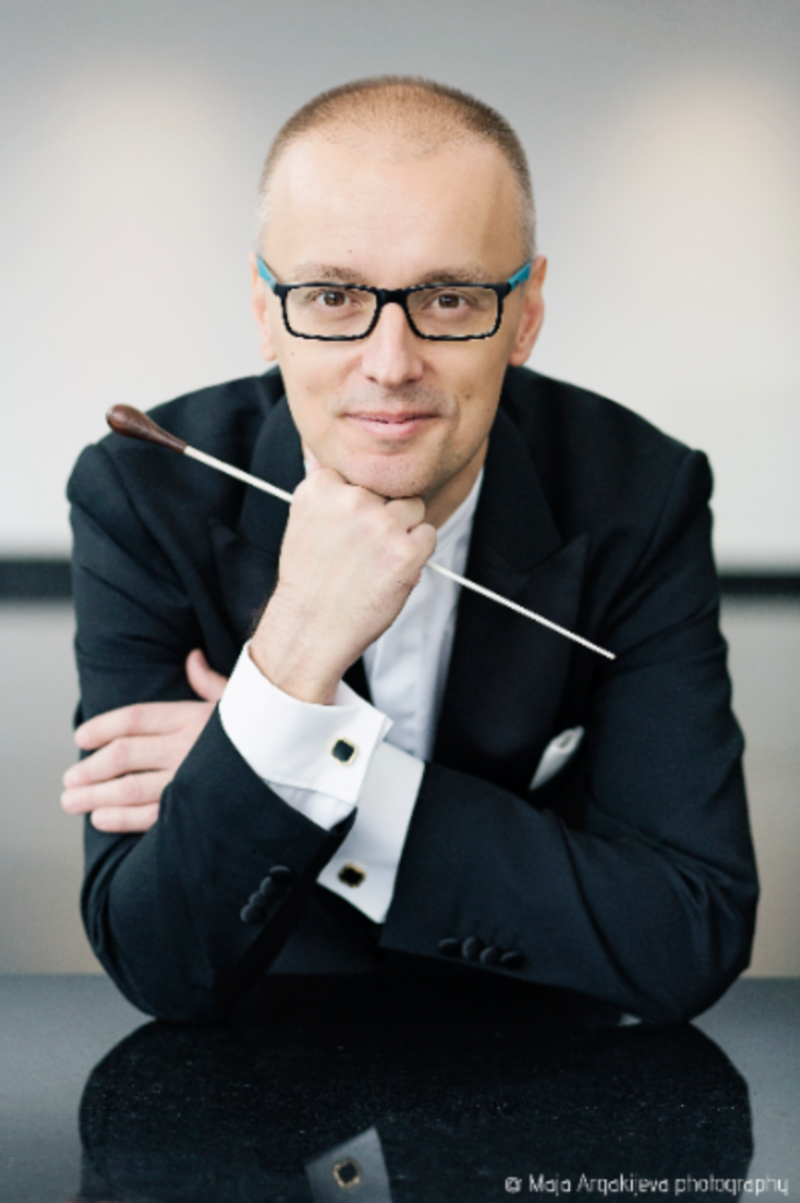 DSO, BORJAN CANEV, conductor & CARLO TORLONTANO, alphorn