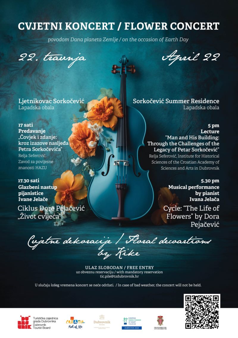 Flower Concert to Mark Earth Day at the Sorkočević Summer Residence