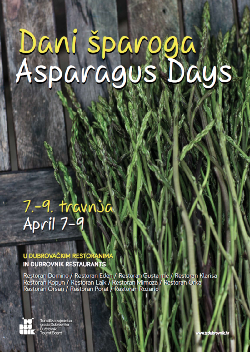 Spring on a plate - Asparagus Days in Dubrovnik restaurants