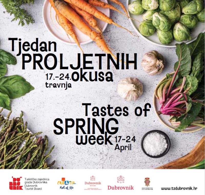 Tastes of Spring Week in Dubrovnik