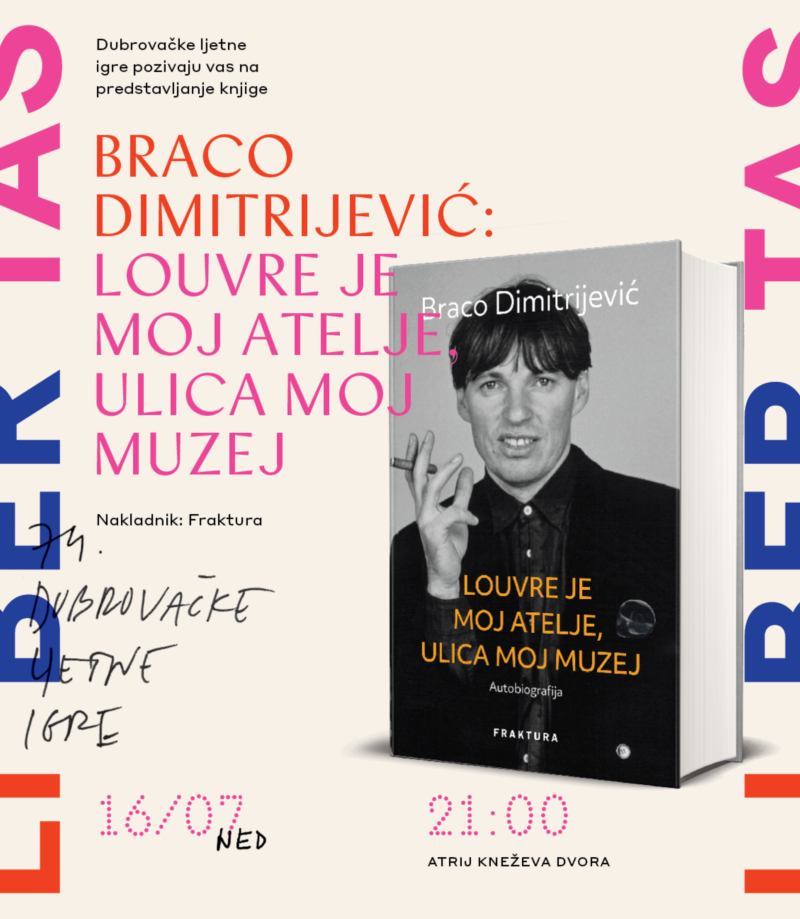 Book presentation | Braco Dimitrijević: Louvre is my studio, street is my museum