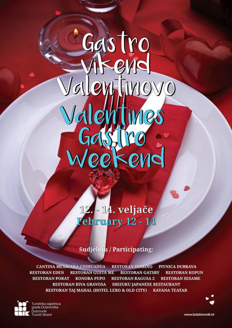 ST.VALENTINE'S GASTRO - WEEKEND