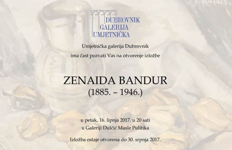 Exhibition of paintings by Zenaida Bandur