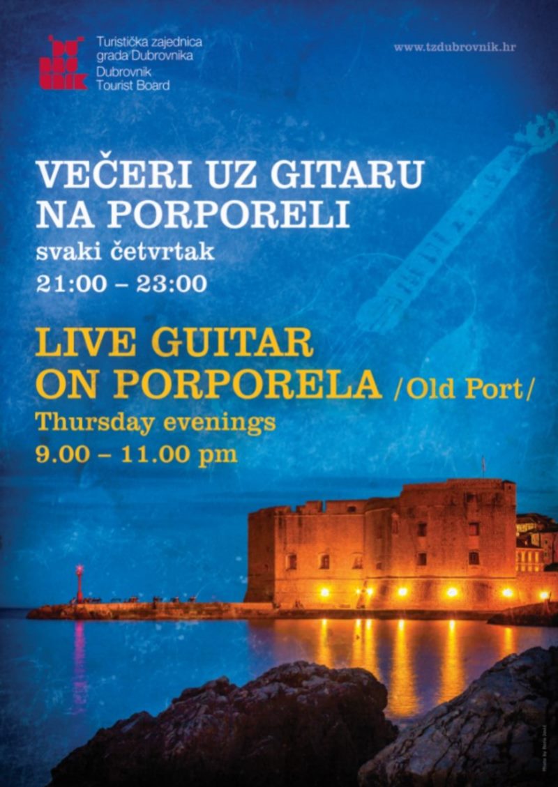 Live guitar on Porporela