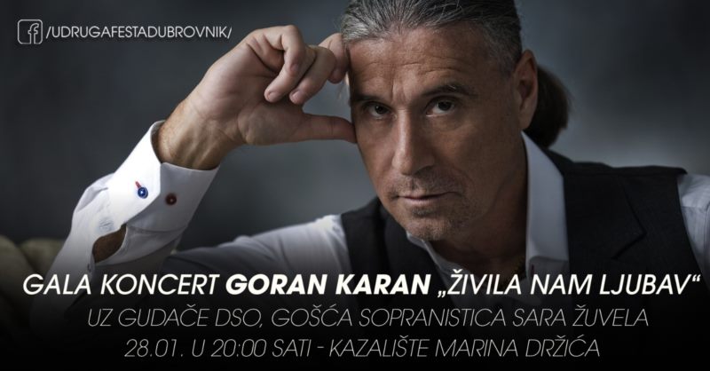 GALA CONCERT: GORAN KARAN &amp; FRIENDS FESTA DUBROVNIK