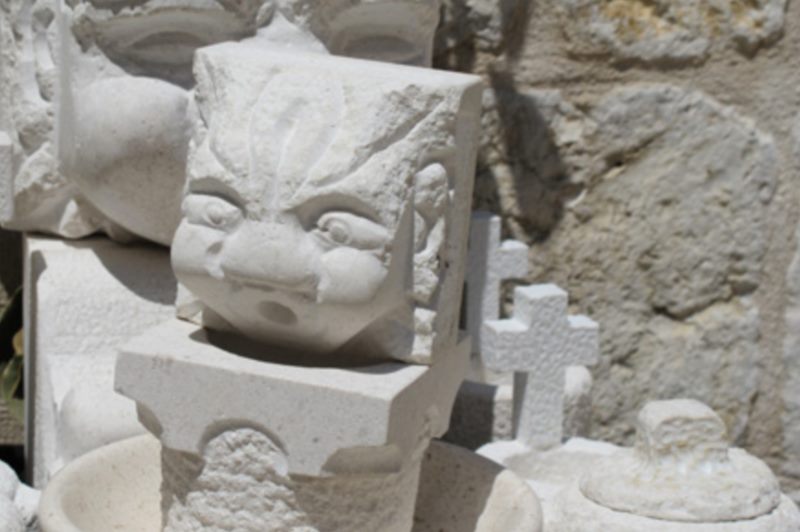 Souvenirs made of stone