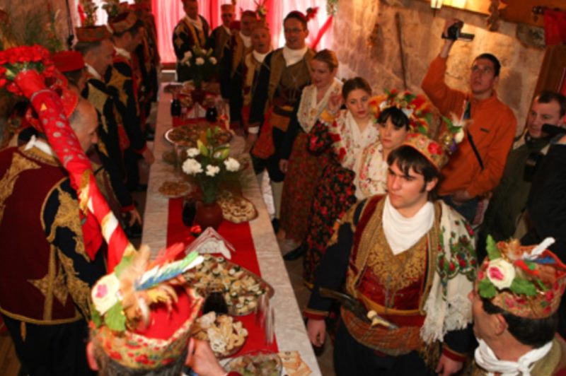  ドゥブロヴニクの沿岸部における結婚式の習慣