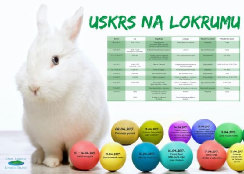 Easter on Island Lokrum - Bunny arrives