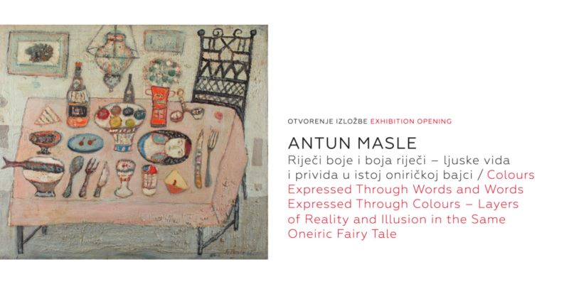 Exhibition Opening by Antun Masle on the occasion of the 50th anniversary of the death of Dubrovnik born painter Antun Masle