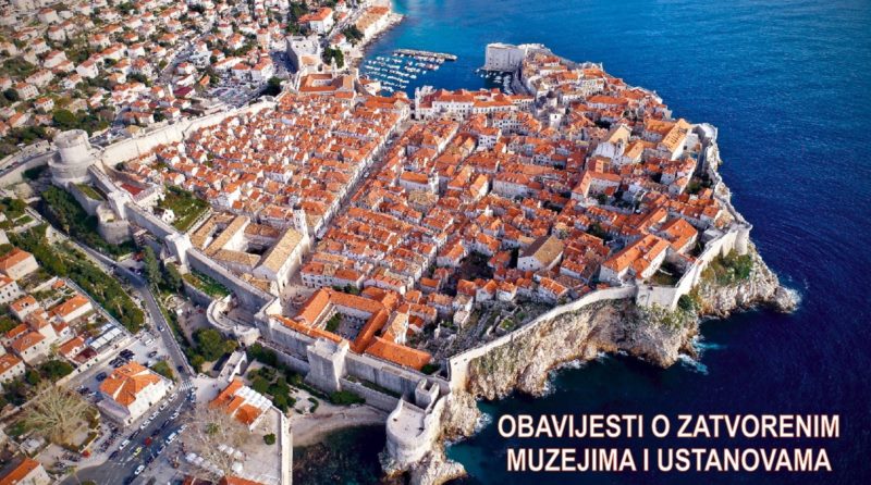 Dubrovnik Museums closed until further notice