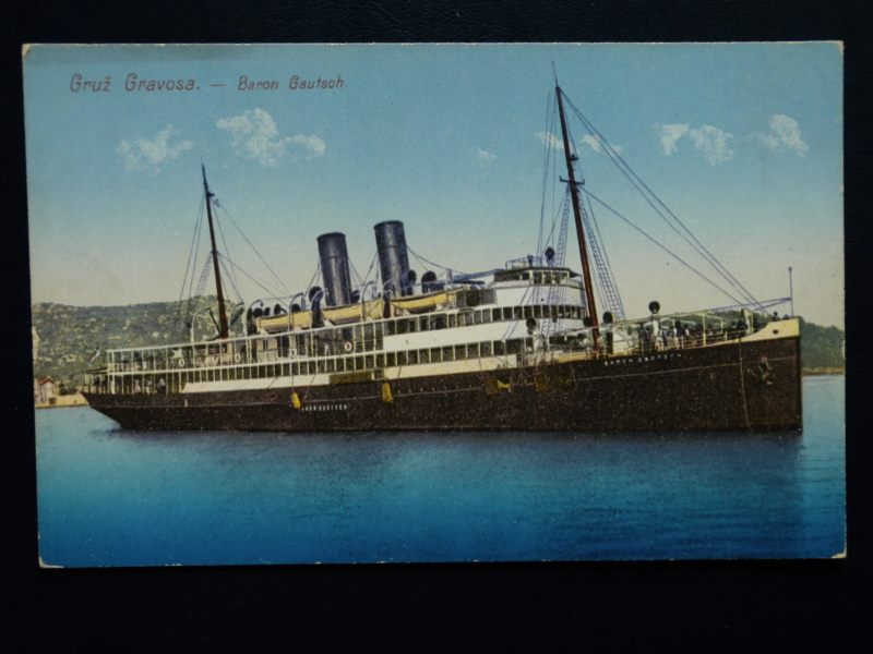 Ships in photographs and postcards from the end of the 19th century to the Second World War