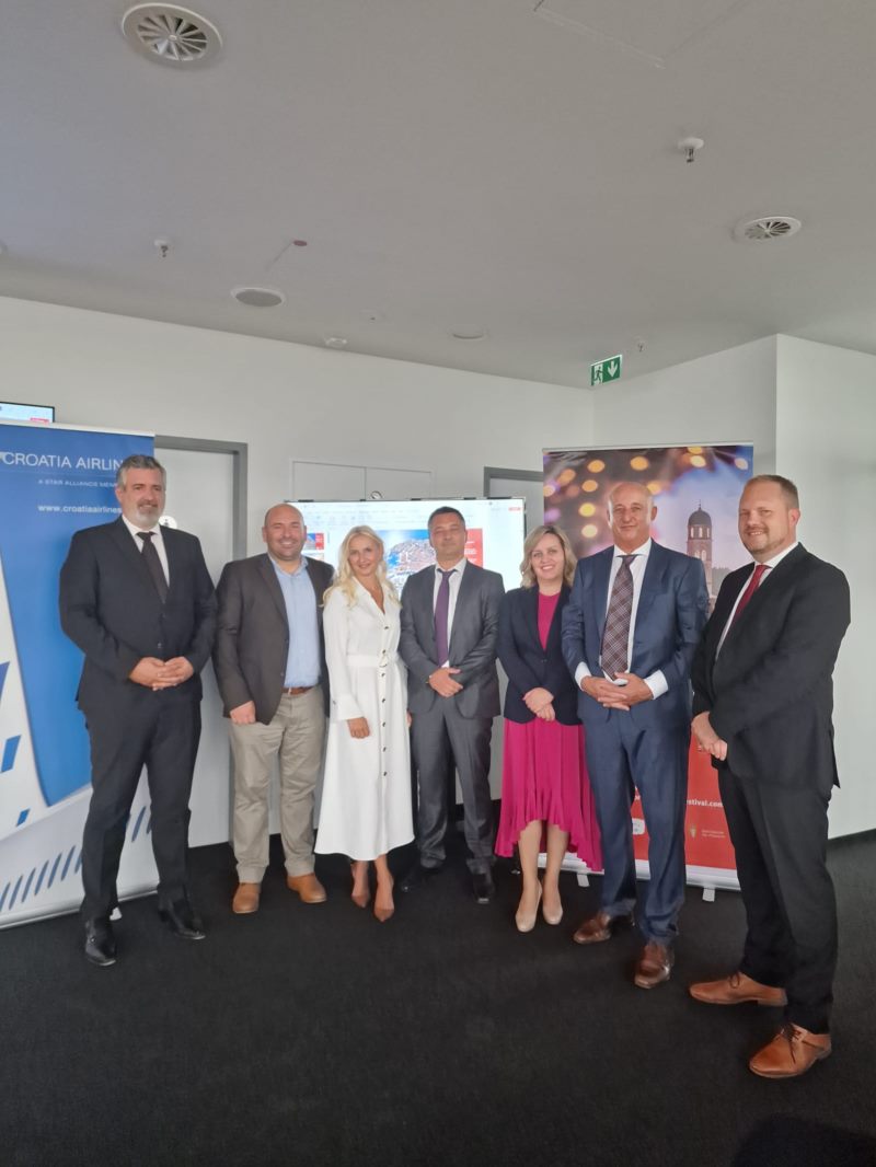 Joint presentation given by Croatia Airlines, Dubrovnik Tourist Board, and Dubrovnik-Neretva County Tourist Board in Frankfurt