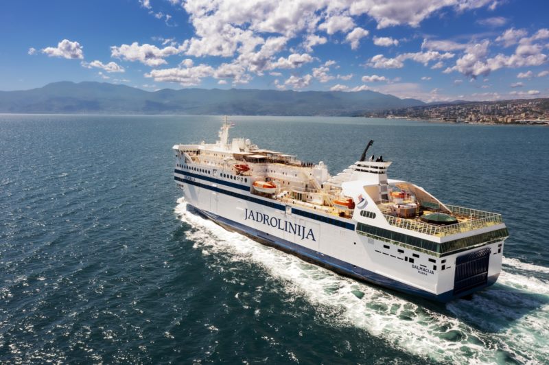 Route internationale de ferry Dubrovnik – Bari
