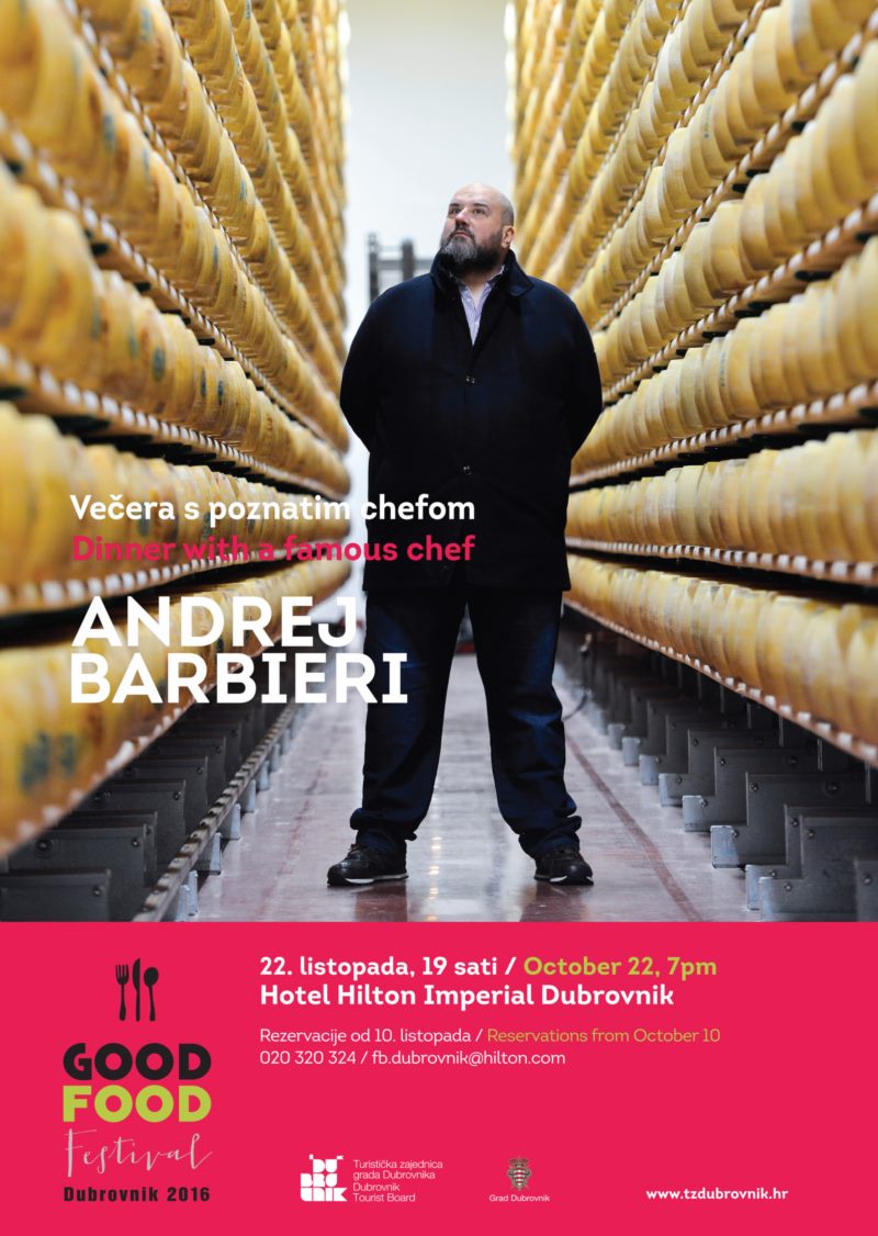Večera s poznatim chefom – Andrej Barbieri