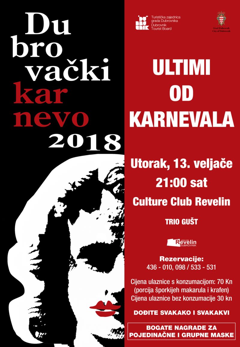 Ultimi kao vrhunac devetnaestog dubrovačkog karnevala