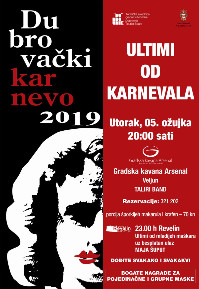 Ultimi kao vrhunac dvadesetog dubrovačkog karnevala