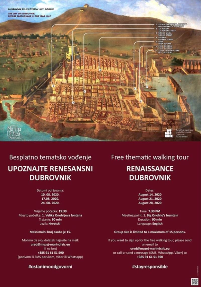 UPOZNAJTE RENESANSNI DUBROVNIK