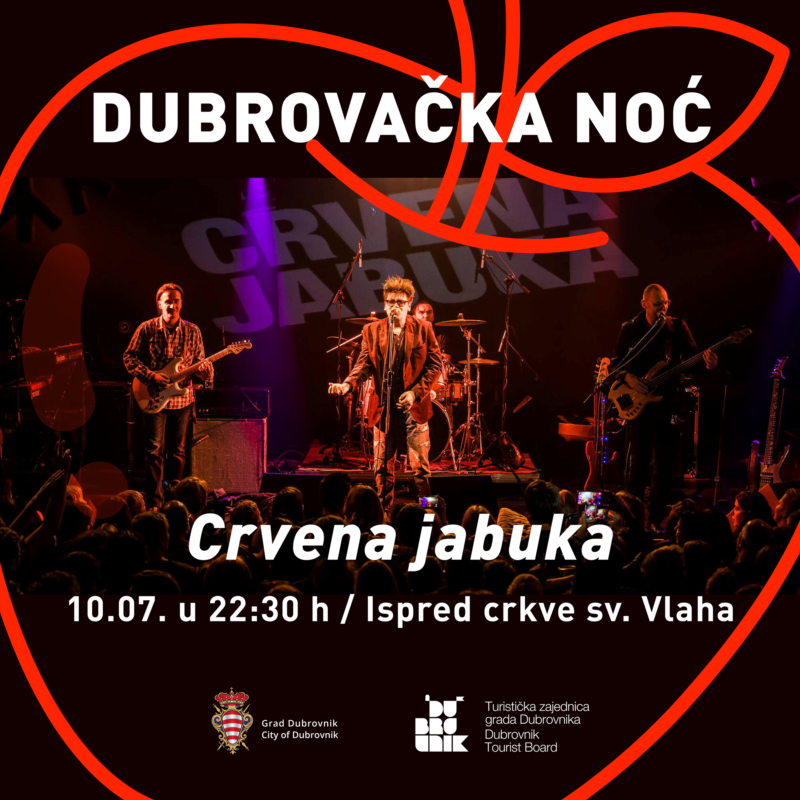 Dubrovačka noć - Koncert Crvene jabuke