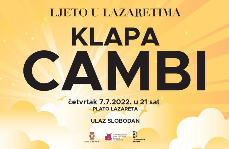 'LJETO U LAZARETIMA' UZ KLAPU CAMBI