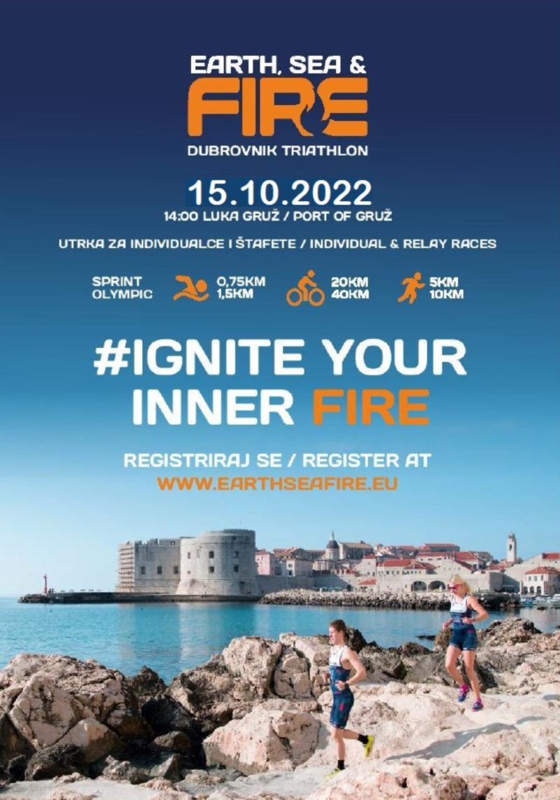 Earth, Sea & Fire - Triatlon event u Dubrovniku