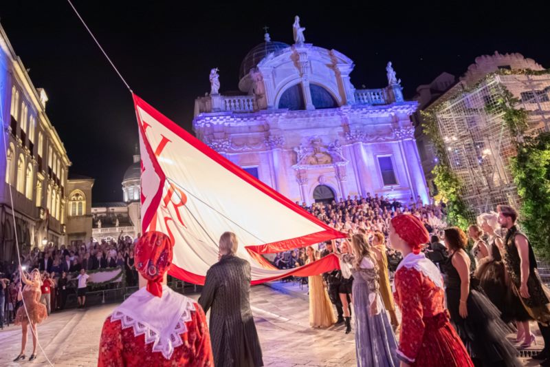 Dubrovnik is filled with a summer festival atmosphere!