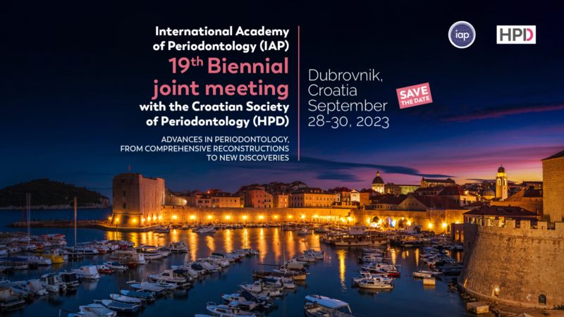 An International Periodontological Congress to be held in Dubrovnik
