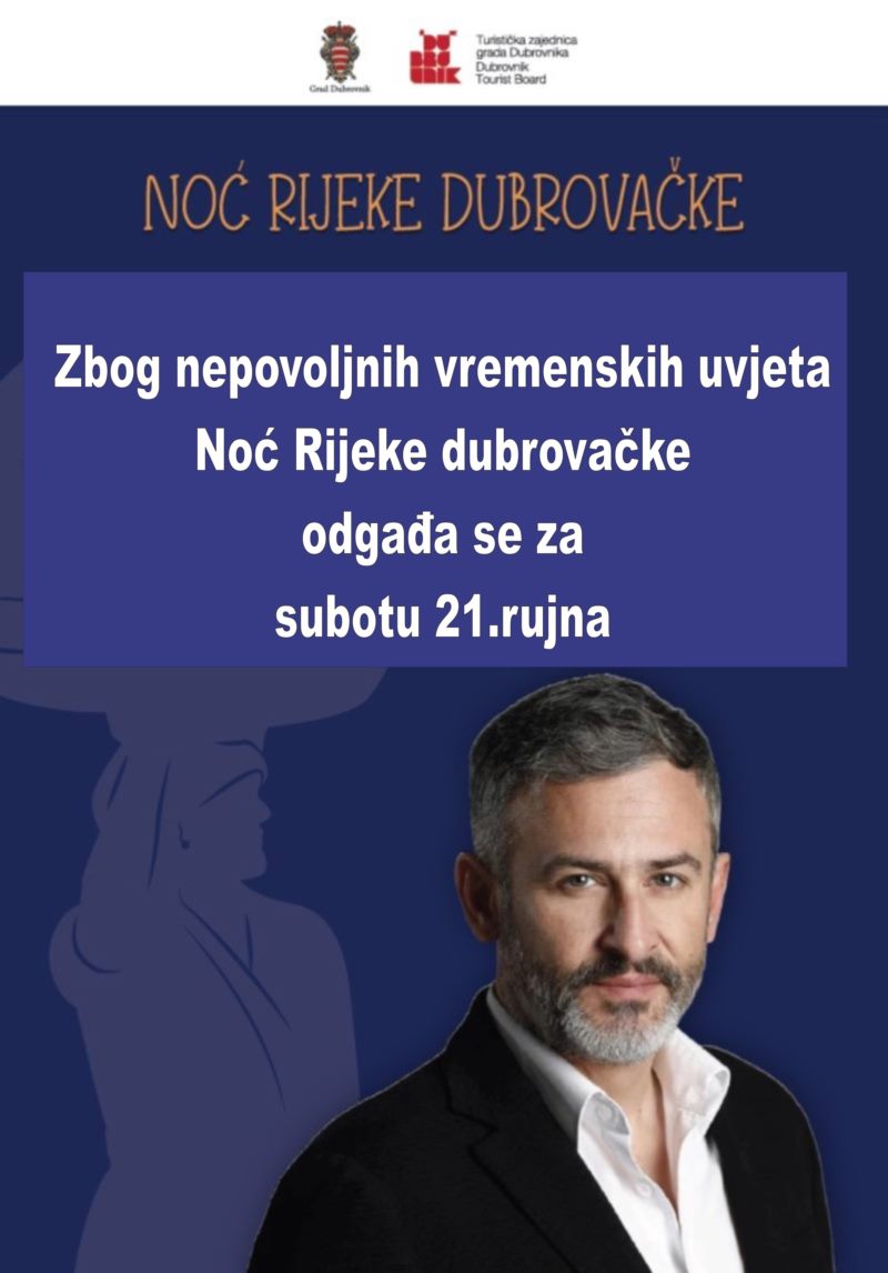 Najava tjednih događaja