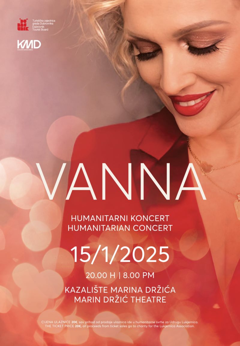 Humanitarni koncert Vanne u Dubrovniku