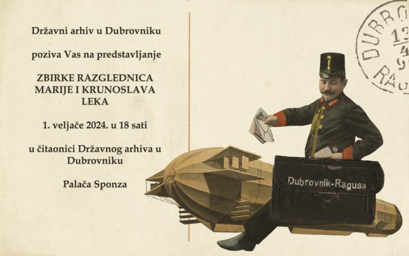 Presentation of the postcard collection by Marija and Krunoslav Leko.